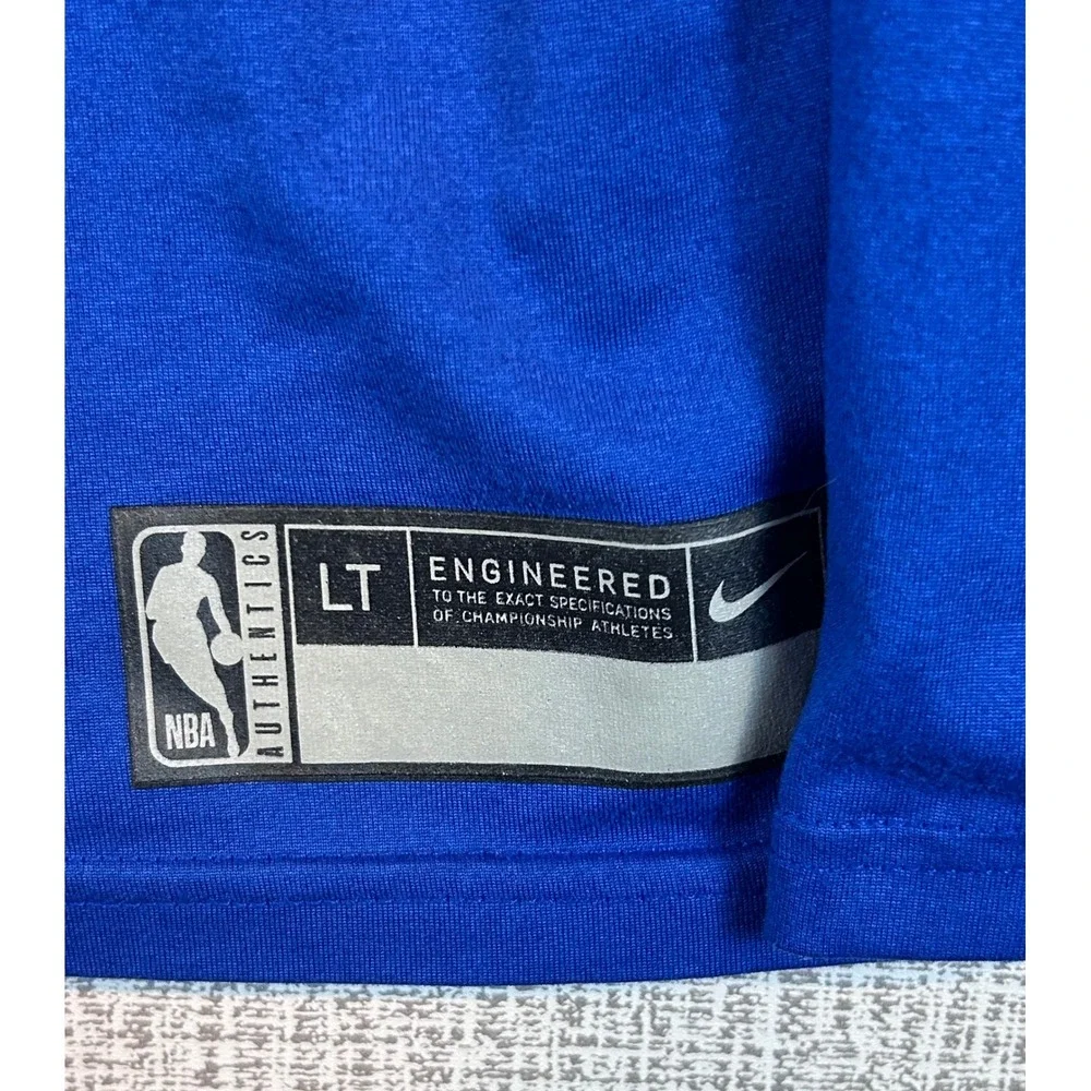 Nike Philadelphia 76ers NBA Dri-FIT Long Sleeve Shirt Mens‎ Large Tall LT Blue